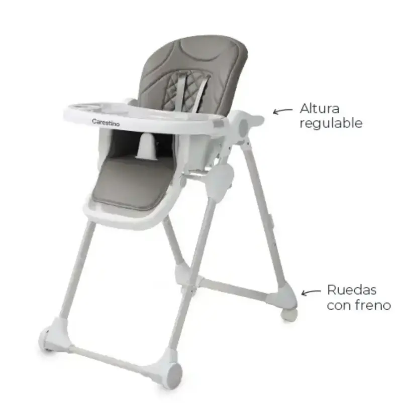 Silla de comer Carestino con altura regulable
