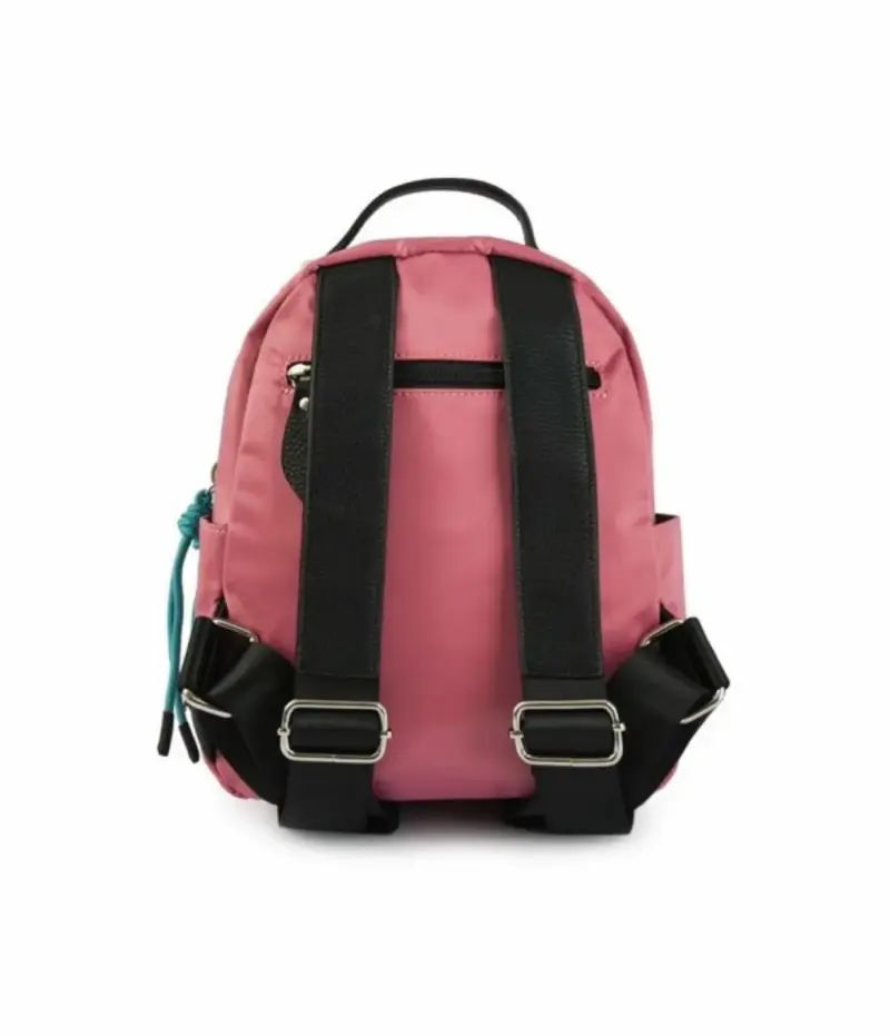Mochila rosa Ziol con bolsillo frontal - 2