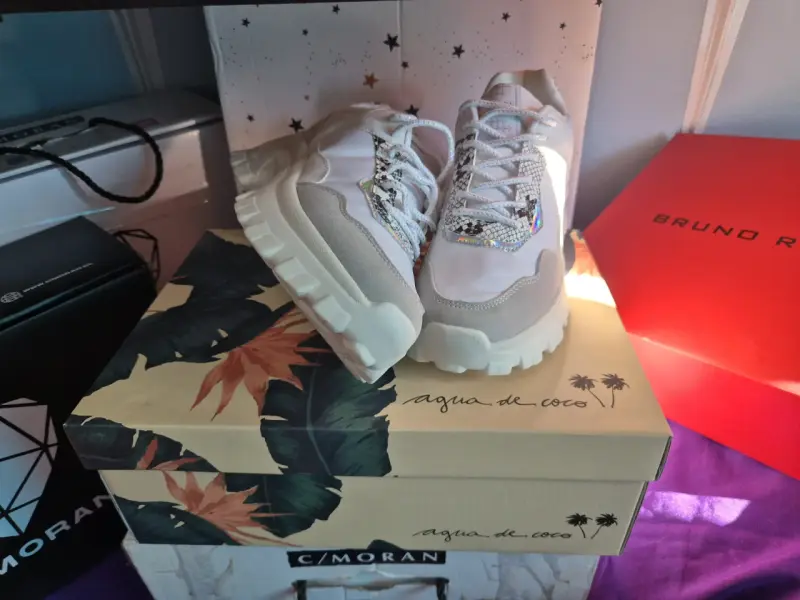 Zapatillas blancas Agua de Coco. - 6