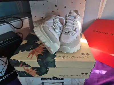 Zapatillas blancas Agua de Coco. - miniatura 6