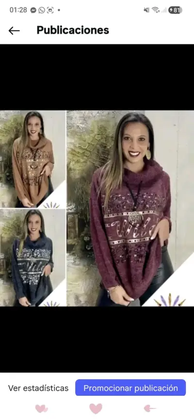 Suéter con diseño estampado - miniatura 5