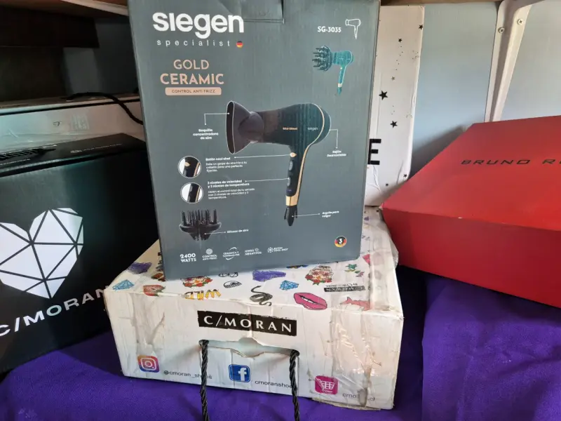 Secador de pelo Siegen Gold Ceramic 2400W - 3