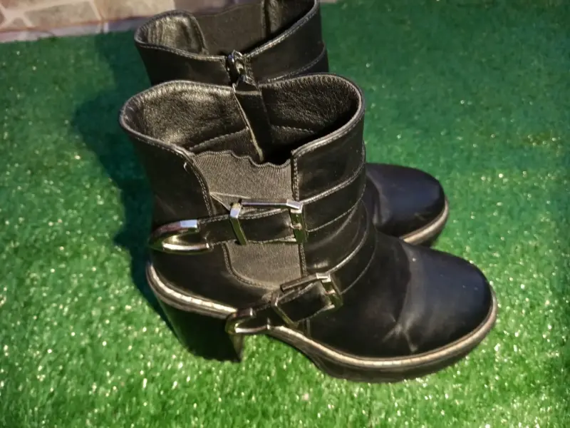 Botines de gamuza marrón con plataforma 38 - 4