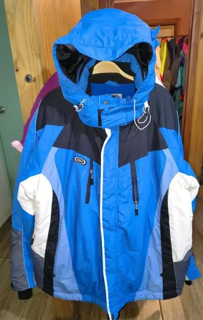 Chaqueta de invierno Artic azul impermeable xxl - miniatura 1