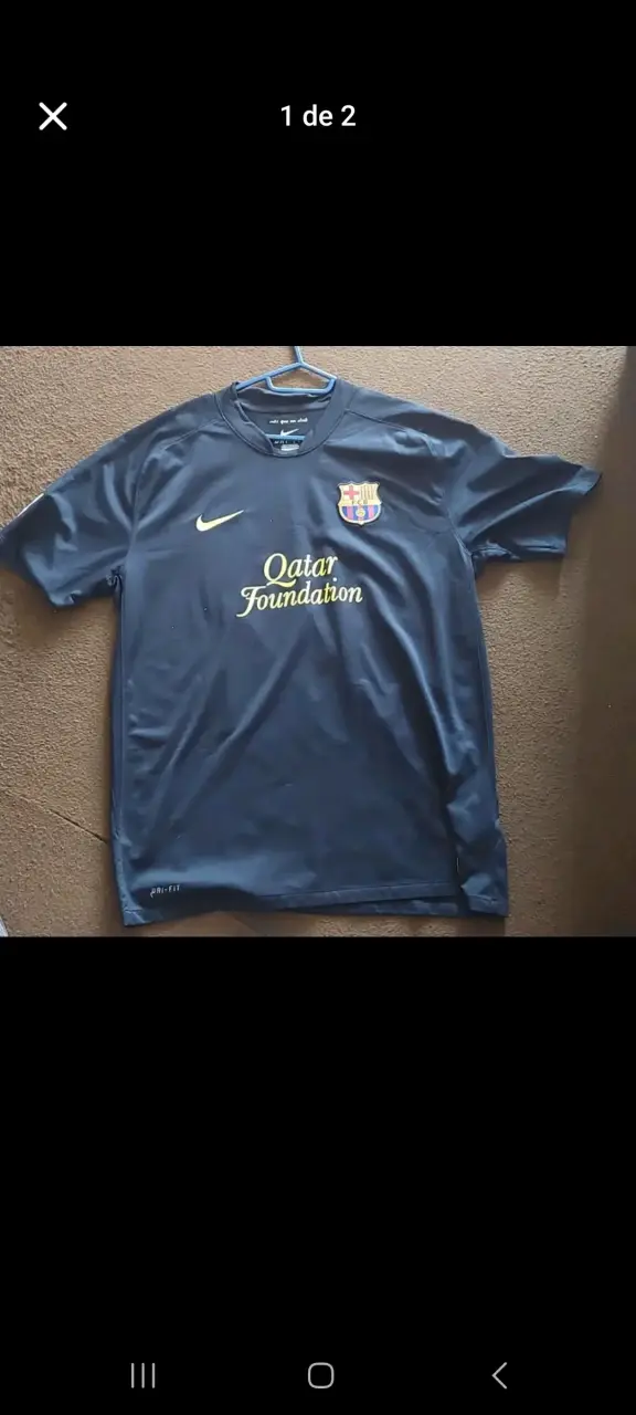 Camiseta Nike FC Barcelona negra - 1