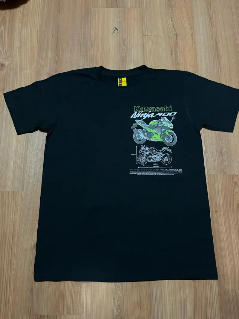 Polera negra CR7 Ronaldo estampada - 3