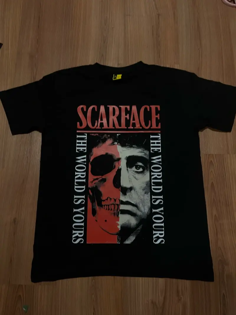 Polera negra CR7 Ronaldo estampada - 5