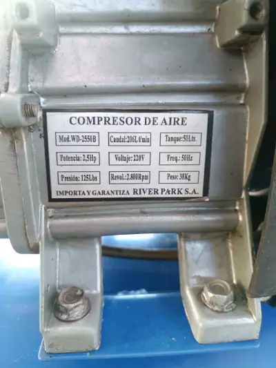 Compresor de aire Qualitas USA azul - miniatura 3