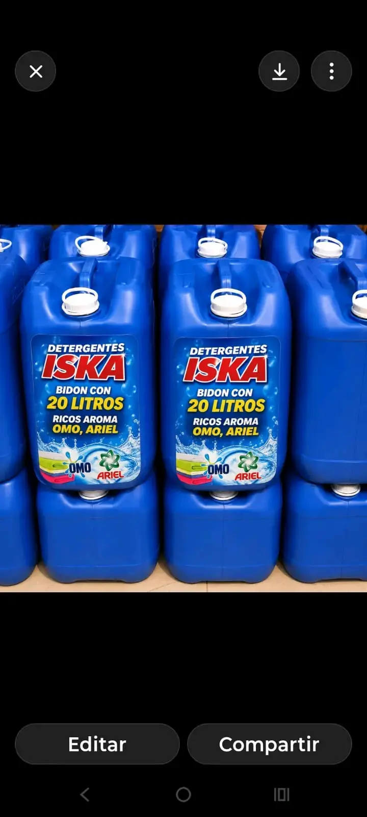 Bidón de detergente Iska 20 litros - 1