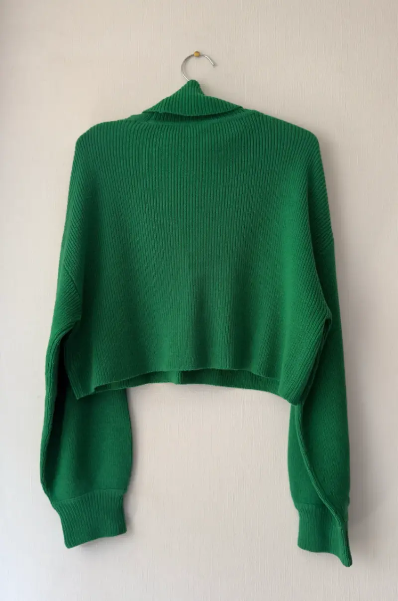 Suéter verde de cuello alto H&M - 3