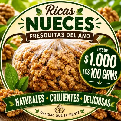 Nueces frescas y crujientes kilo - miniatura 1