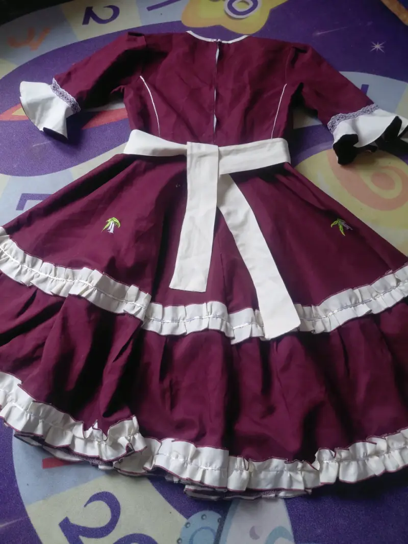 Vestido huasa folclórico chileno bordado - 2