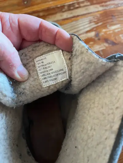 Botines de gamuza gris con forro cálido - miniatura 5