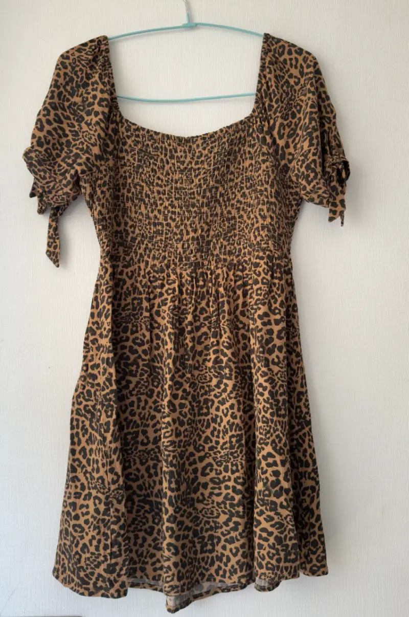 Vestido animal print (American Eagle) - 1