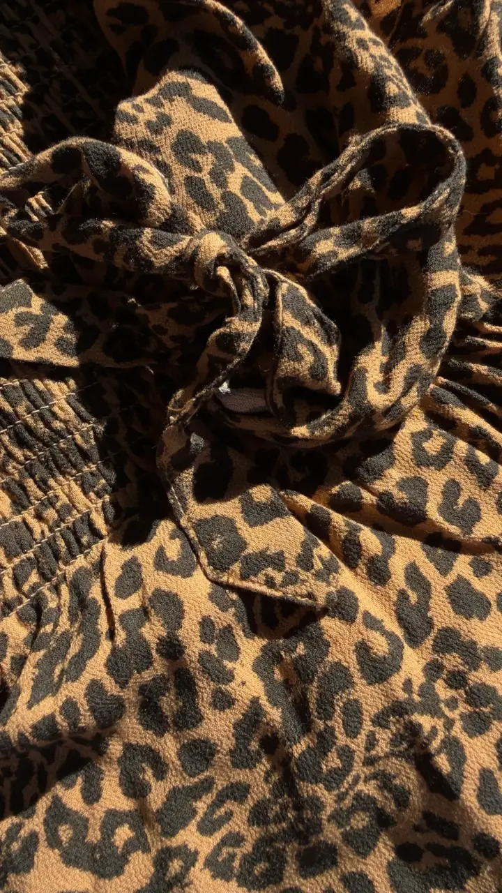 Vestido animal print (American Eagle) - 2