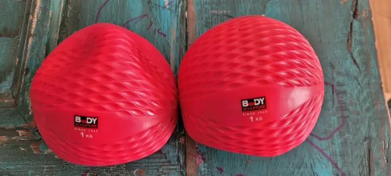 Pesas Body Sculpture 1 kg rojas - 1