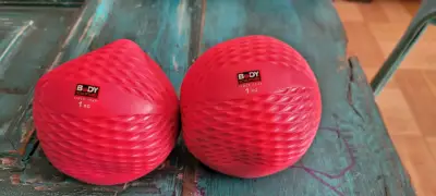 Pesas Body Sculpture 1 kg rojas - miniatura 2