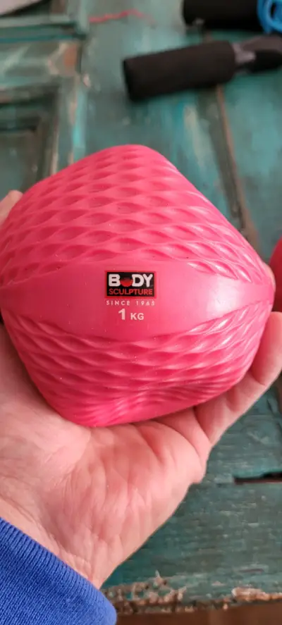 Pesas Body Sculpture 1 kg rojas - miniatura 3