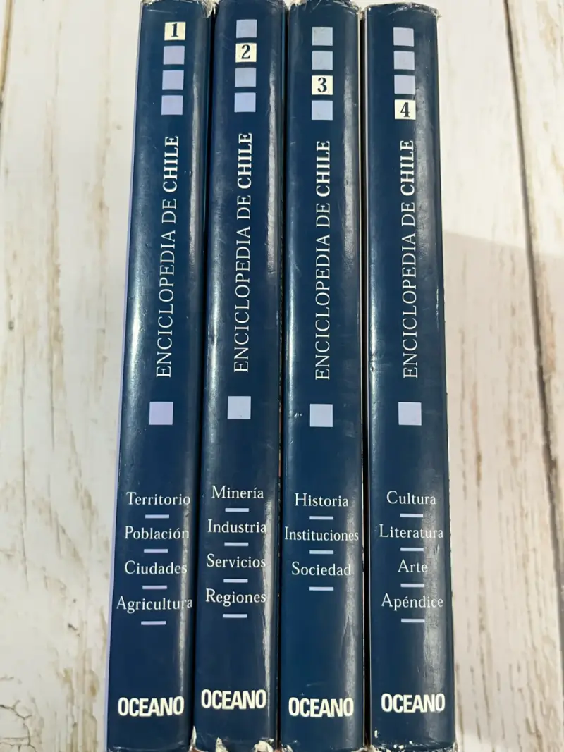 Enciclopedia de Chile 4 tomos Océano - 1