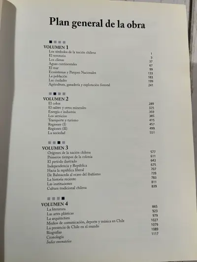 Enciclopedia de Chile 4 tomos Océano - miniatura 3