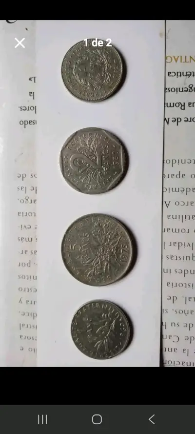 Colección de monedas antiguas francesas - miniatura 1