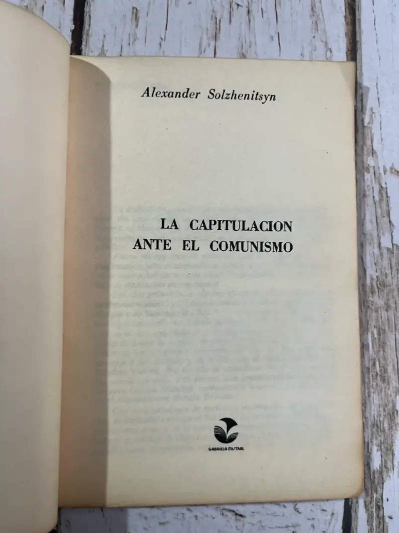 'La capitulación ante el comunismo' Solzhenitsyn - 4