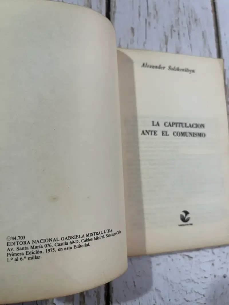 'La capitulación ante el comunismo' Solzhenitsyn - 5