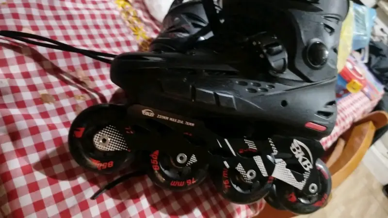 Patines en línea BKB negros número 36-37 - 2
