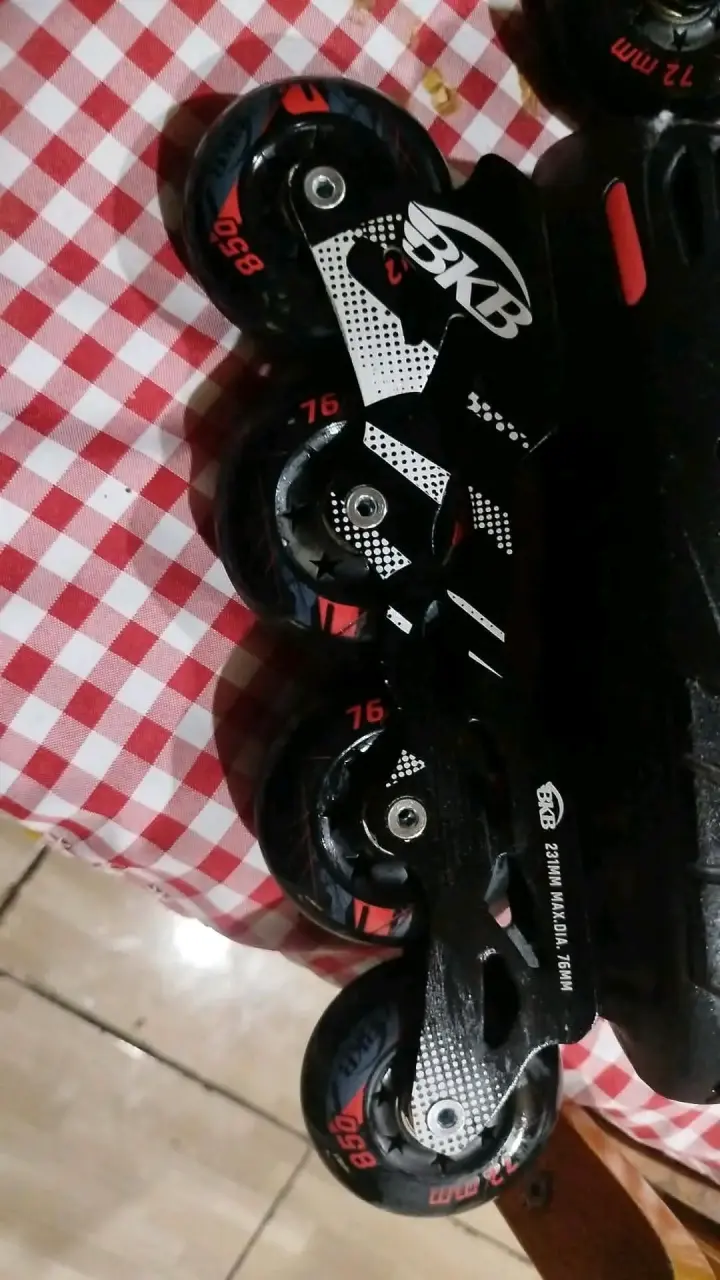 Patines en línea BKB negros número 36-37 - 3