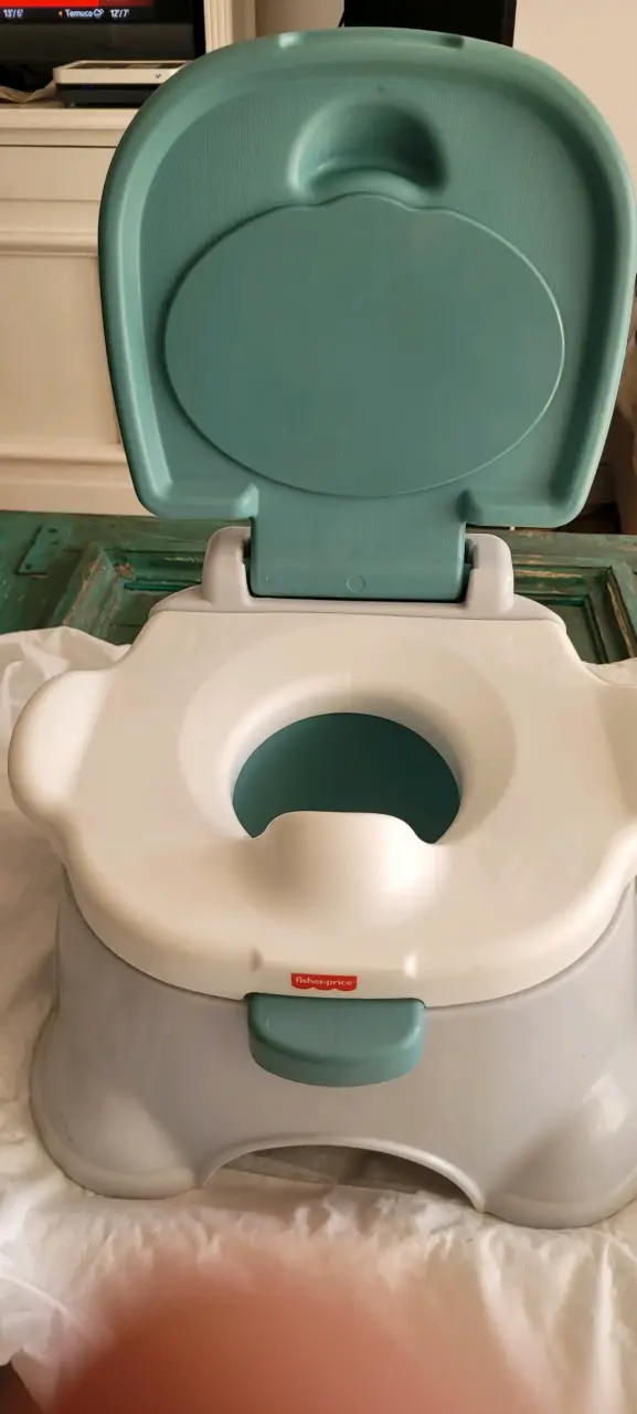 Bacinica Trono Real Celeste 3 en 1 Fisher Price - 3