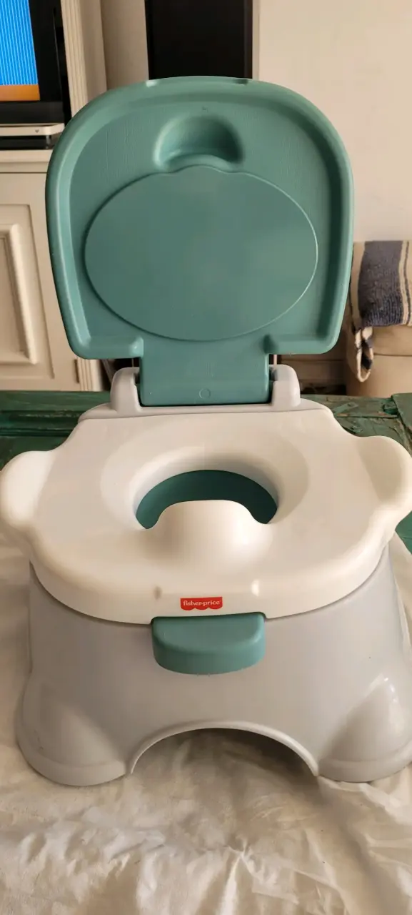 Bacinica Trono Real Celeste 3 en 1 Fisher Price - 6