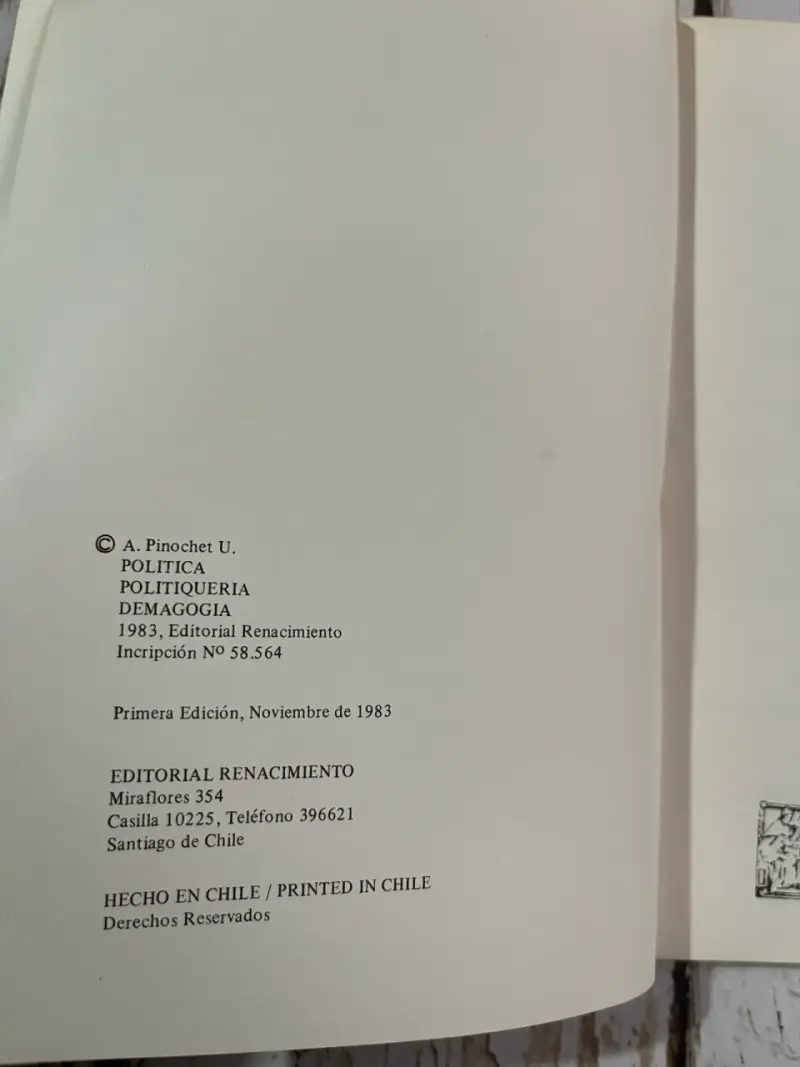 Política y Demagogia / Augusto Pinochet U. - 5