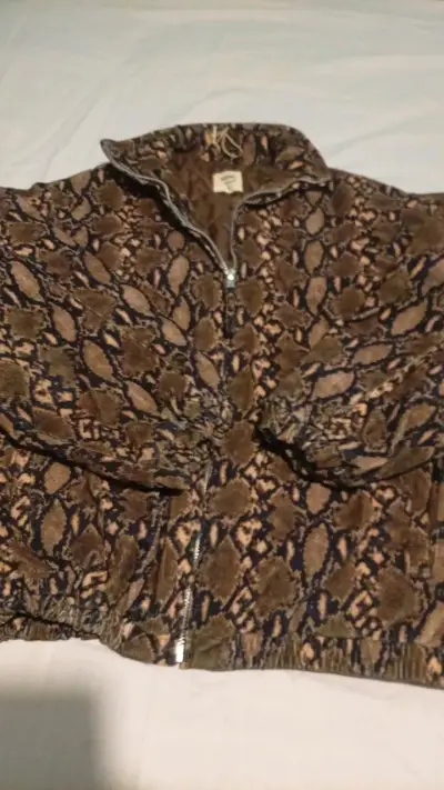 Chaqueta de mujer con estampado animal print - miniatura 1
