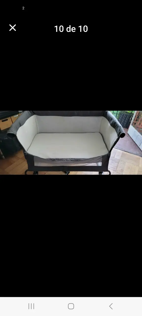 Cuna colecho Bebesit gris ajustable - 4