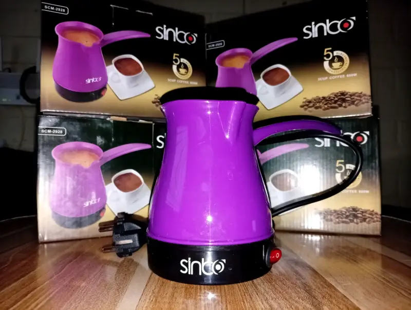 Cafetera eléctrica Sinbo SCM-2928 morada