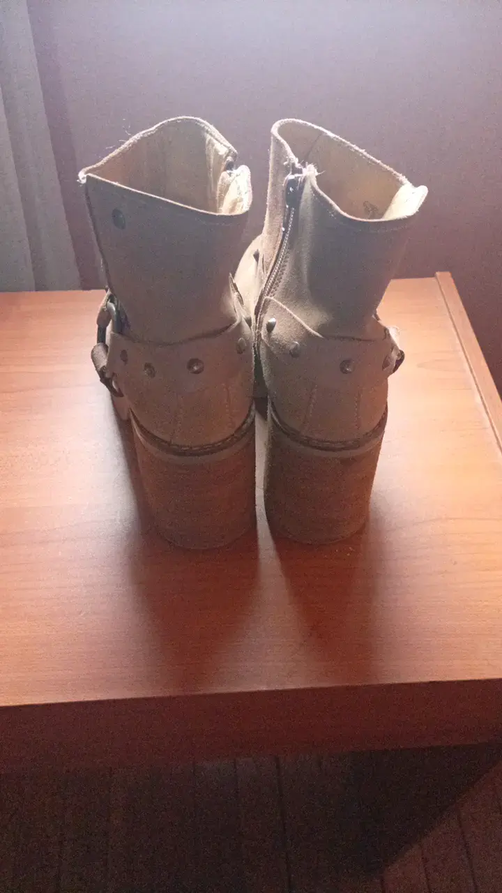 Botines de gamuza con plataforma - 3