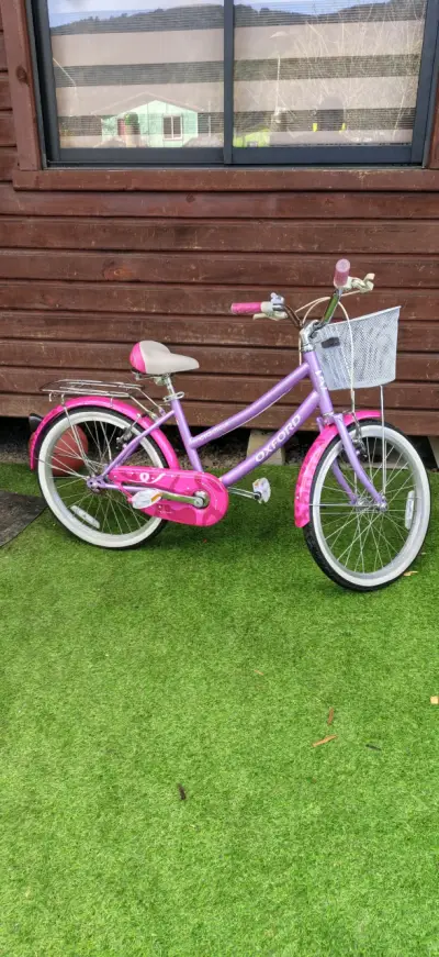 Bicicleta infantil Oxford rosa y lila aro 20 - miniatura 1