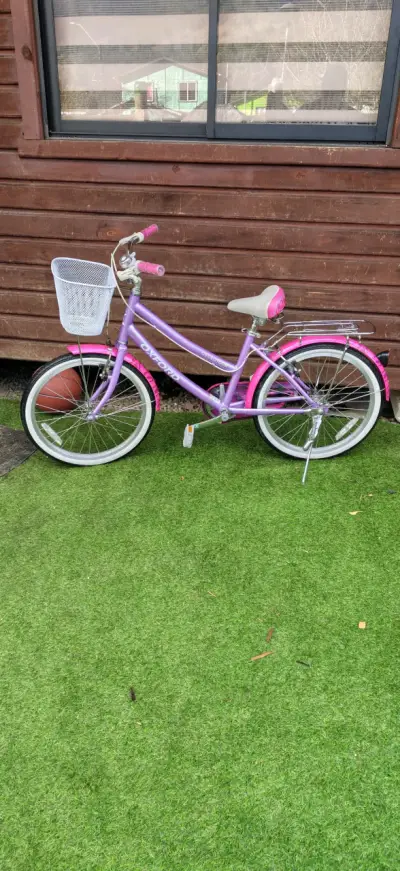 Bicicleta infantil Oxford rosa y lila aro 20 - miniatura 2
