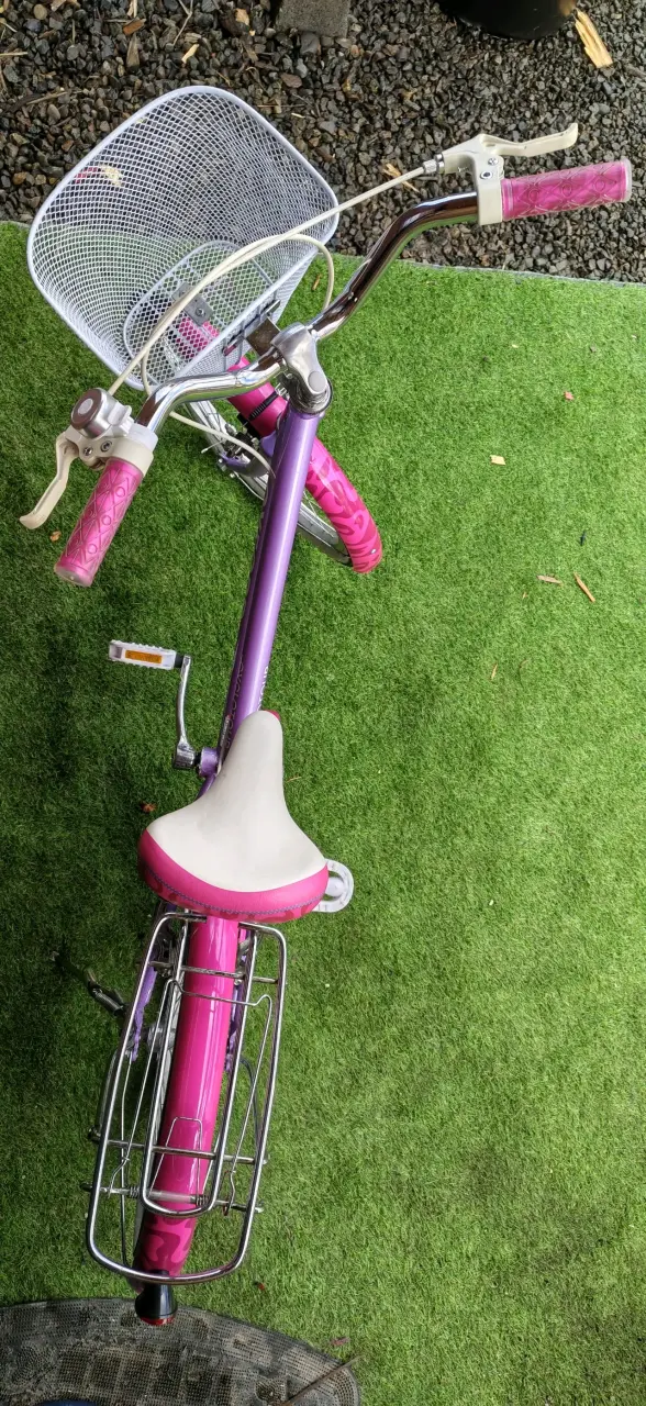 Bicicleta infantil Oxford rosa y lila aro 20 - 3