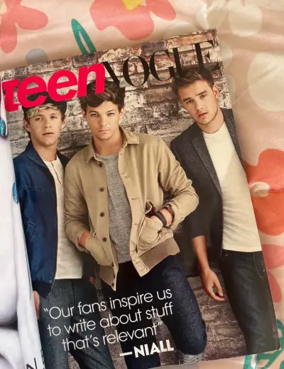 Revista Teen Vogue edición One Direction firmada - miniatura 4