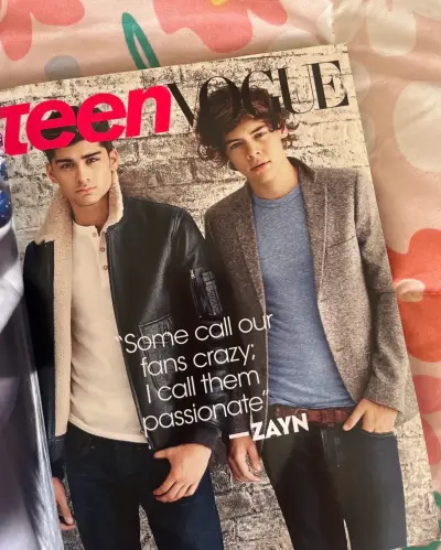 Revista Teen Vogue edición One Direction firmada - miniatura 5
