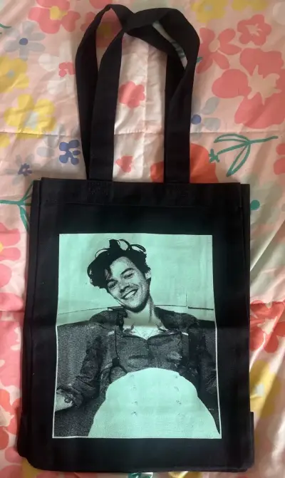 Bolso tote negro Harry styles - miniatura 1