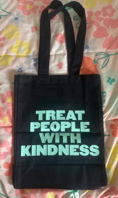 Bolso tote negro Harry styles - miniatura 2