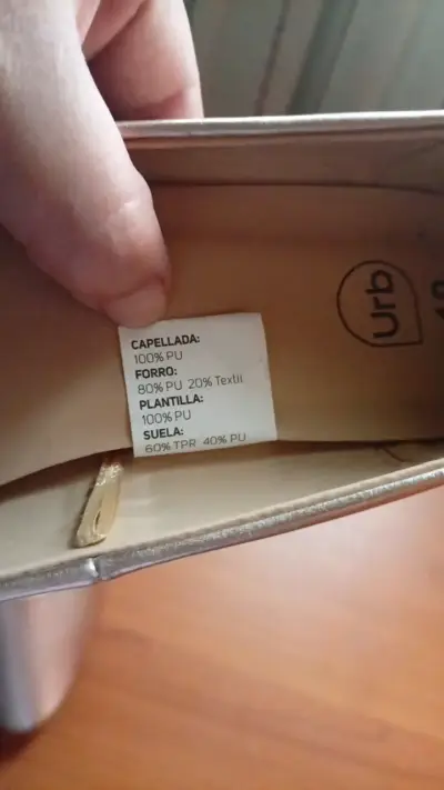 Zapatos planos dorados talla 40 - miniatura 4