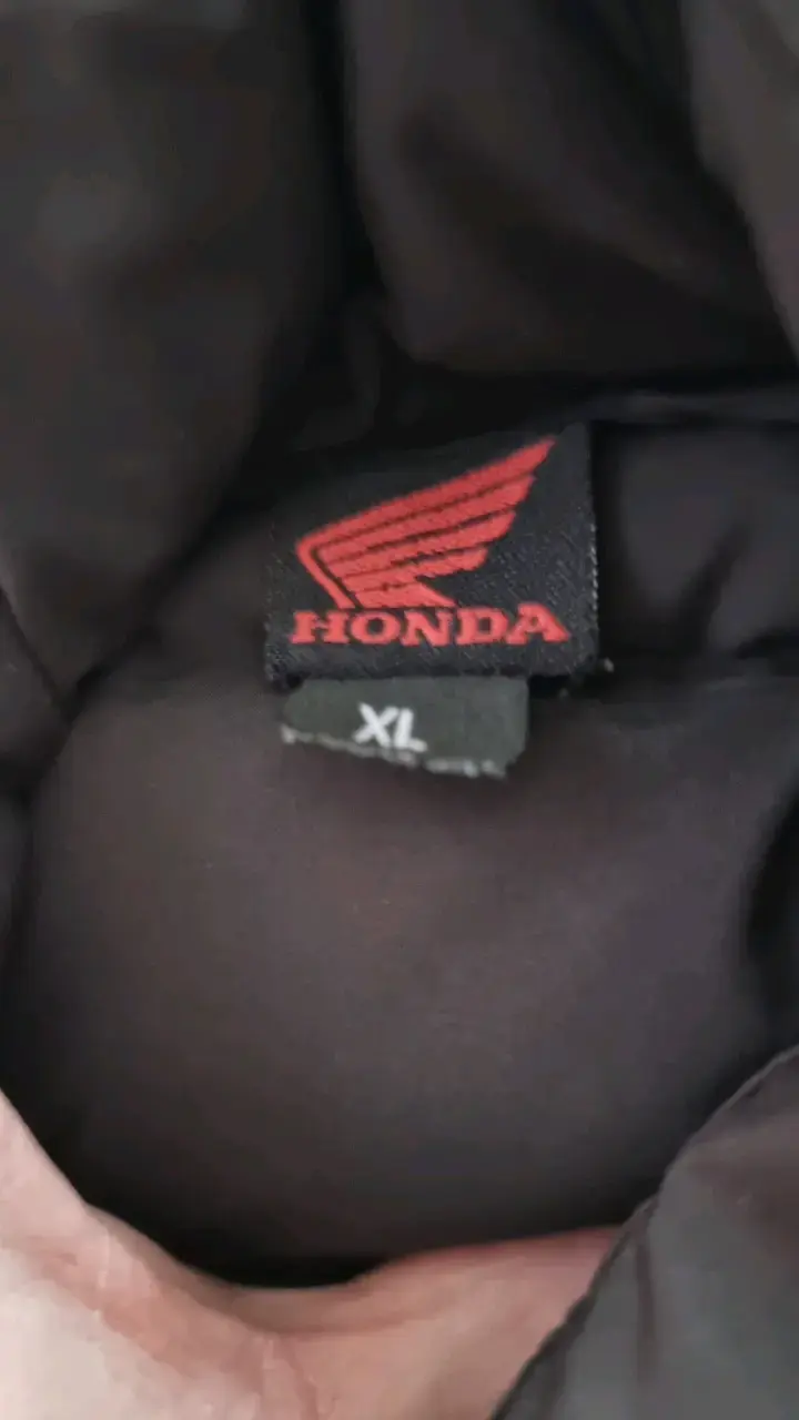 Chaqueta acolchada Honda negra - 4