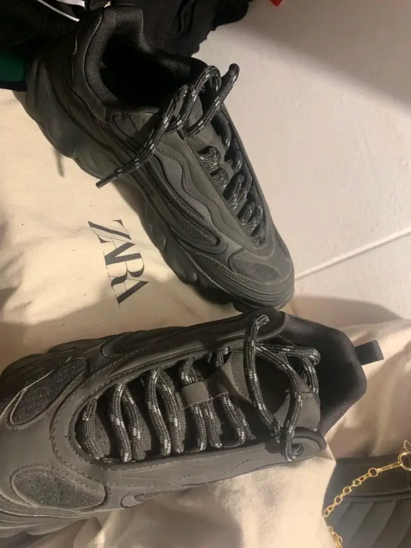 Zapatillas deportivas negras Zara para hombre - 2