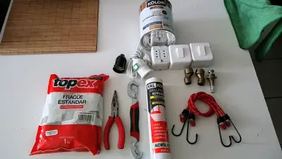 Kit de herramientas y materiales de construcción - miniatura 4