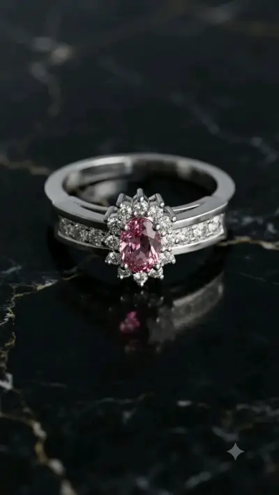 Anillo Halo Glow Pink - miniatura 1