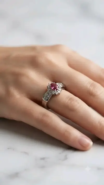 Anillo Halo Glow Pink - miniatura 2