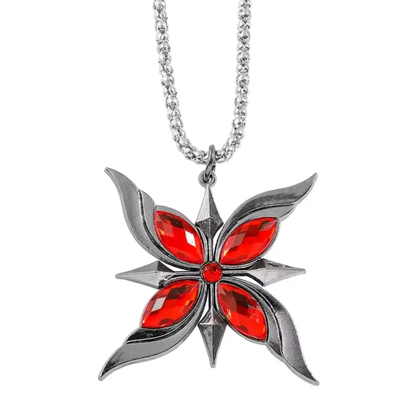 Collar diseño Arlecchino Genshin Impact